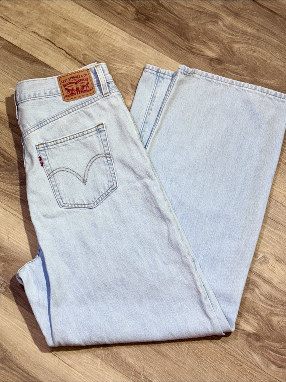 Levi's Light Blue Straight-Leg Jeans